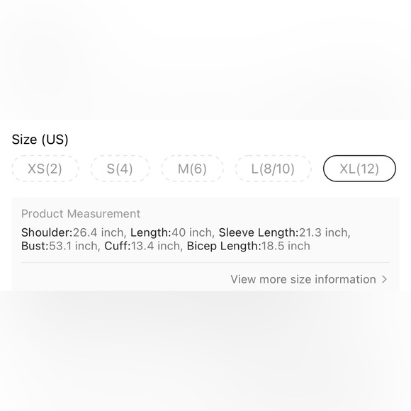 SHEIN Double Breasted Lapel Collar Overcoat - Picture 11 of 12